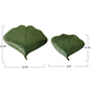 Gingko Leaf Shaped Debossed Stoneware Plate - Mellow Monkey