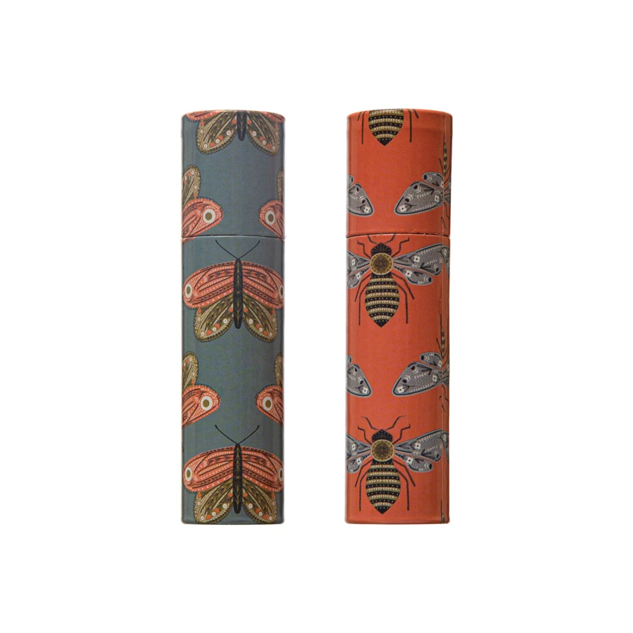 Insect Print Tube Match Box - Mellow Monkey