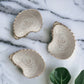 Stoneware Oyster Shell Dish - 4-in - Mellow Monkey