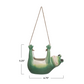 Hanging Ceramic Frog Planter with Jute Rope Hanger - Mellow Monkey