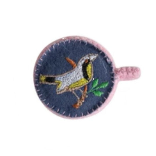 Embroidered Wool Felt Covered Tape Measure - 60-in - Mellow Monkey