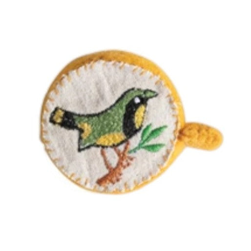 Embroidered Wool Felt Covered Tape Measure - 60-in - Mellow Monkey