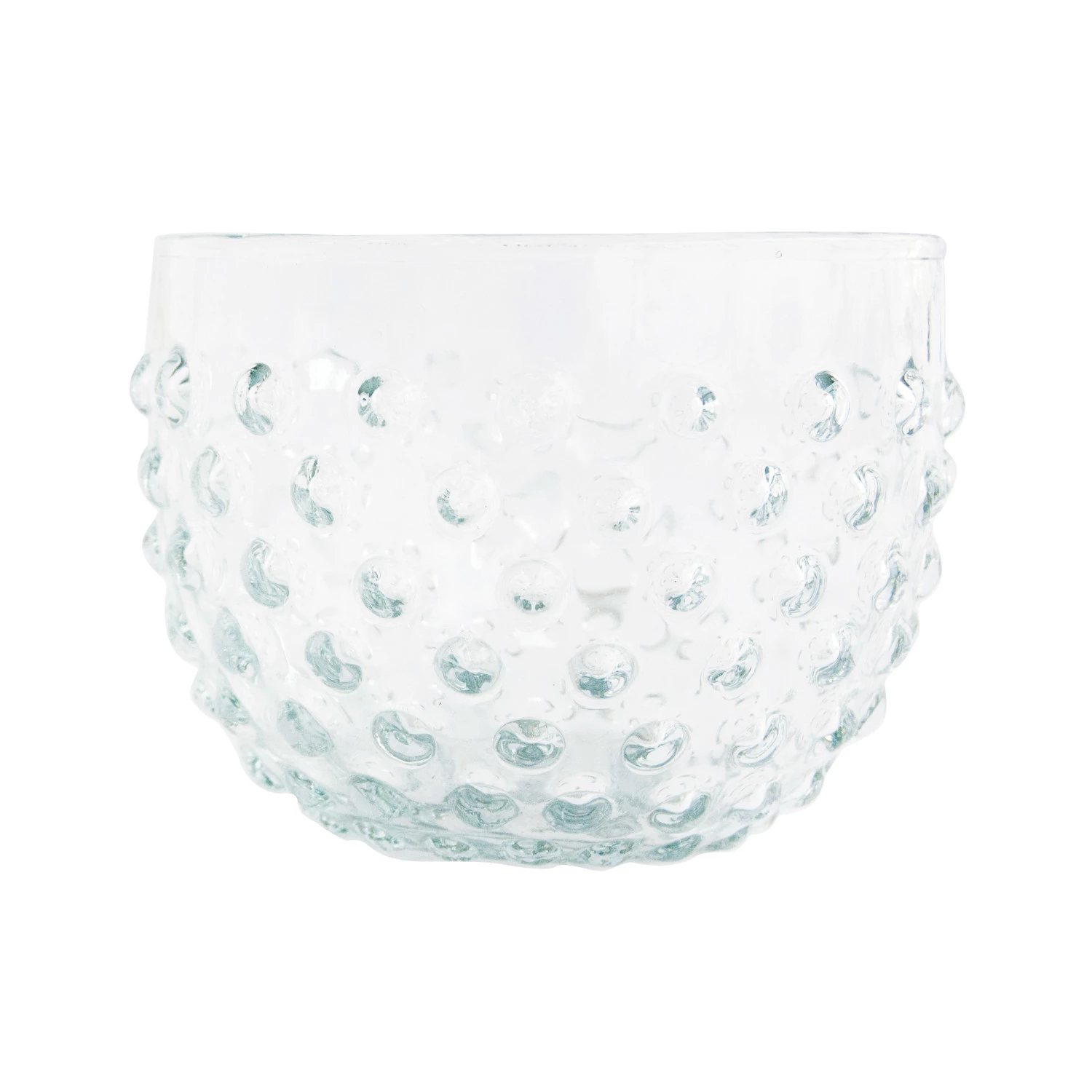 Glass Hobnail Bowl - 5-in - Mellow Monkey