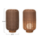 Woven LED Rechargeable Indoor/Outdoor Lantern with Touch Sensor - Mellow Monkey