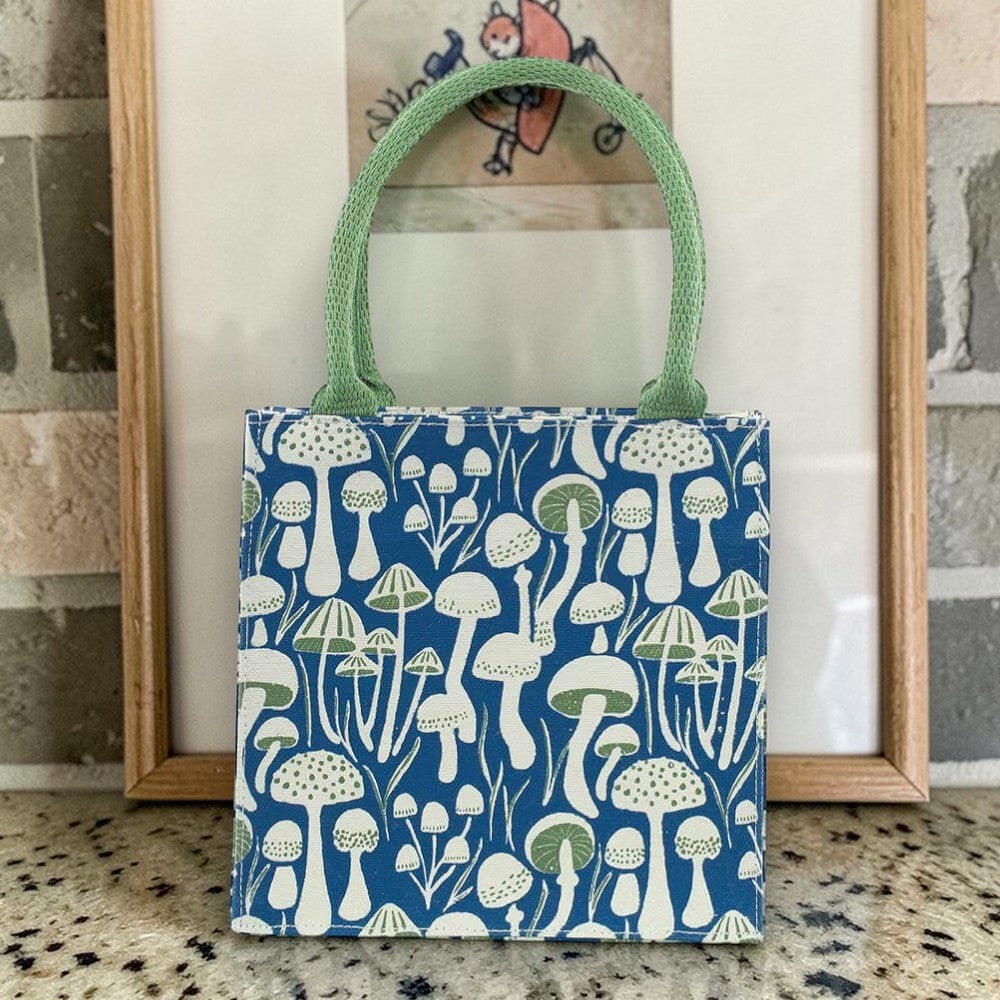 Mushrooms - Itsy Bitsy - Reusable Gift Bag Tote - Mellow Monkey