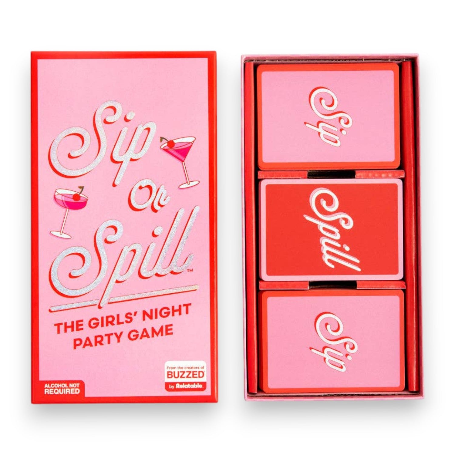 Sip or Spill — The Girl's Night Drinking Card Game - Mellow Monkey
