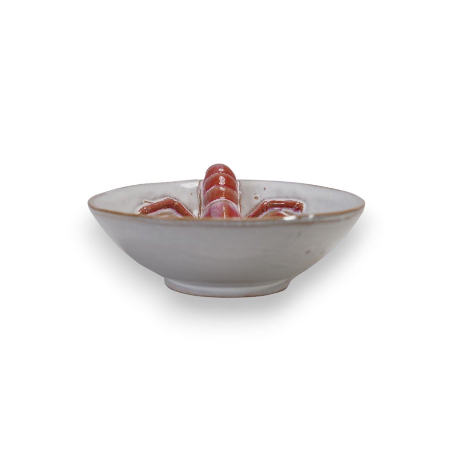 Stoneware Bowl with 3D Lobster - 5-3/4-in - Mellow Monkey