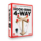 Buzzed 4-Way Hook & Ring - Ring Toss Drinking Game - Mellow Monkey