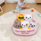 Emotional Support Kitties– Set of 5 Kitties in a Cozy Container - Mellow Monkey