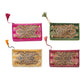 Cotton Voile Printed Zip Pouch with Interior Coating, 4 Colors - Mellow Monkey