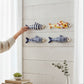 Hand-Painted Stoneware Fish Wall Décor - 10-1/4-in