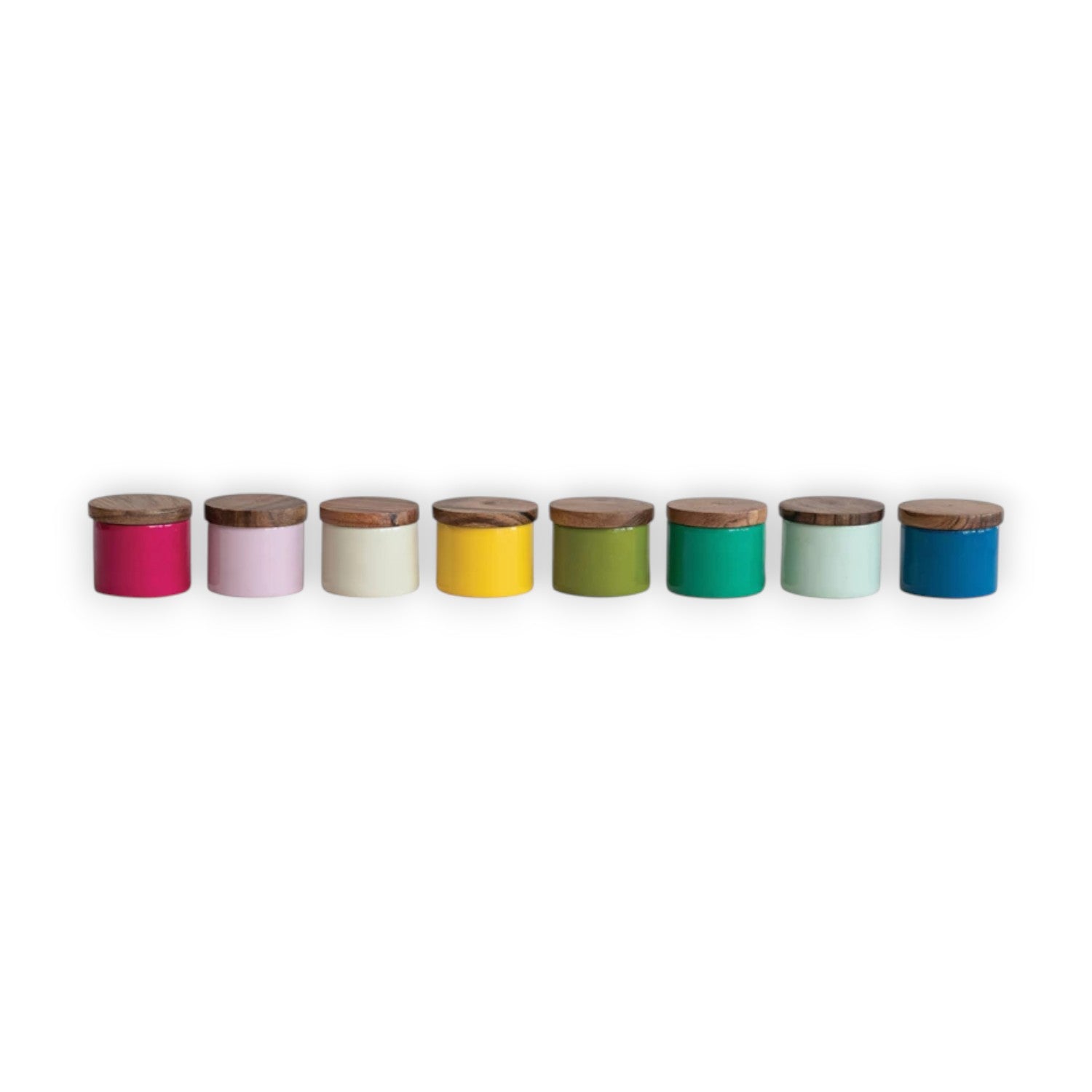 Mini Stainless Steel Pinch Pot with Wood Top - 1-3/4-in - Mellow Monkey