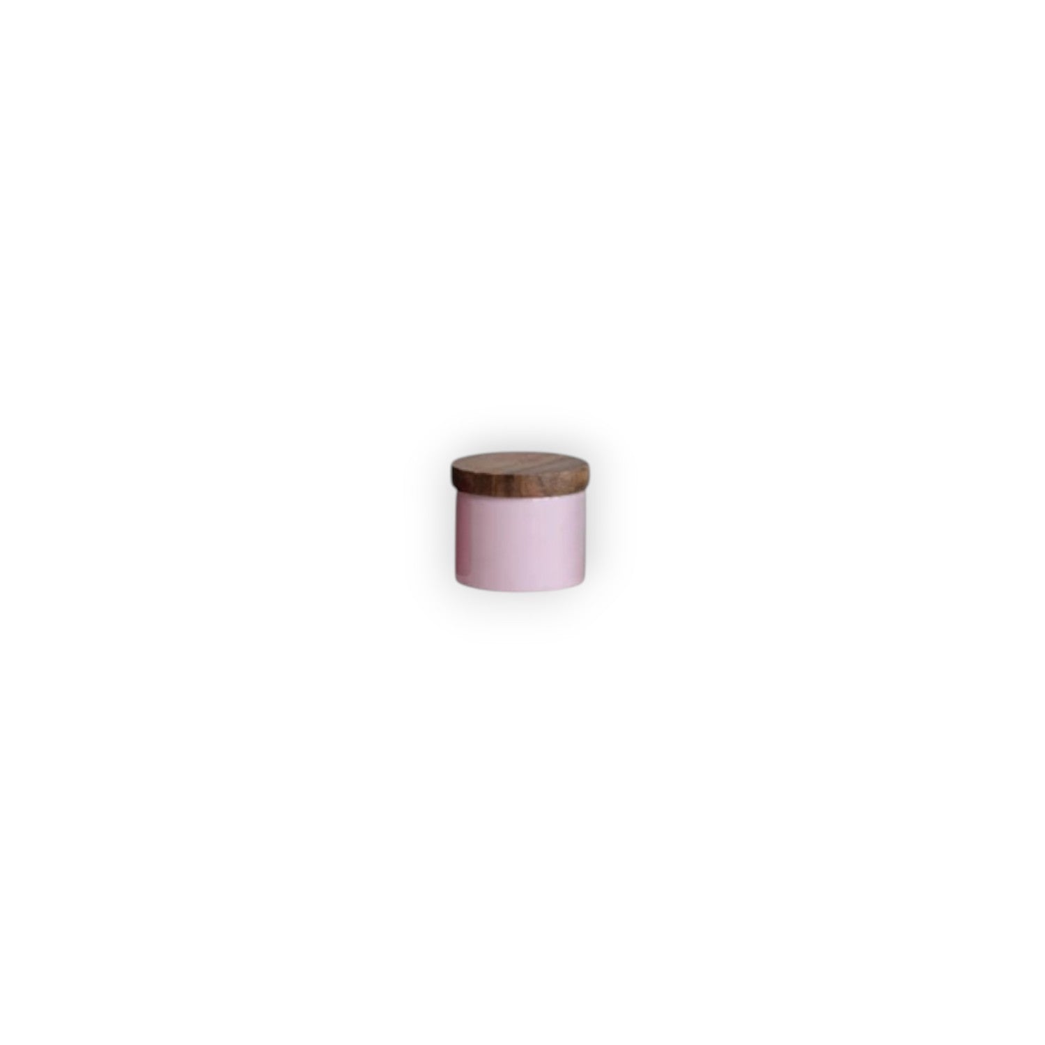 Mini Stainless Steel Pinch Pot with Wood Top - 1-3/4-in - Mellow Monkey