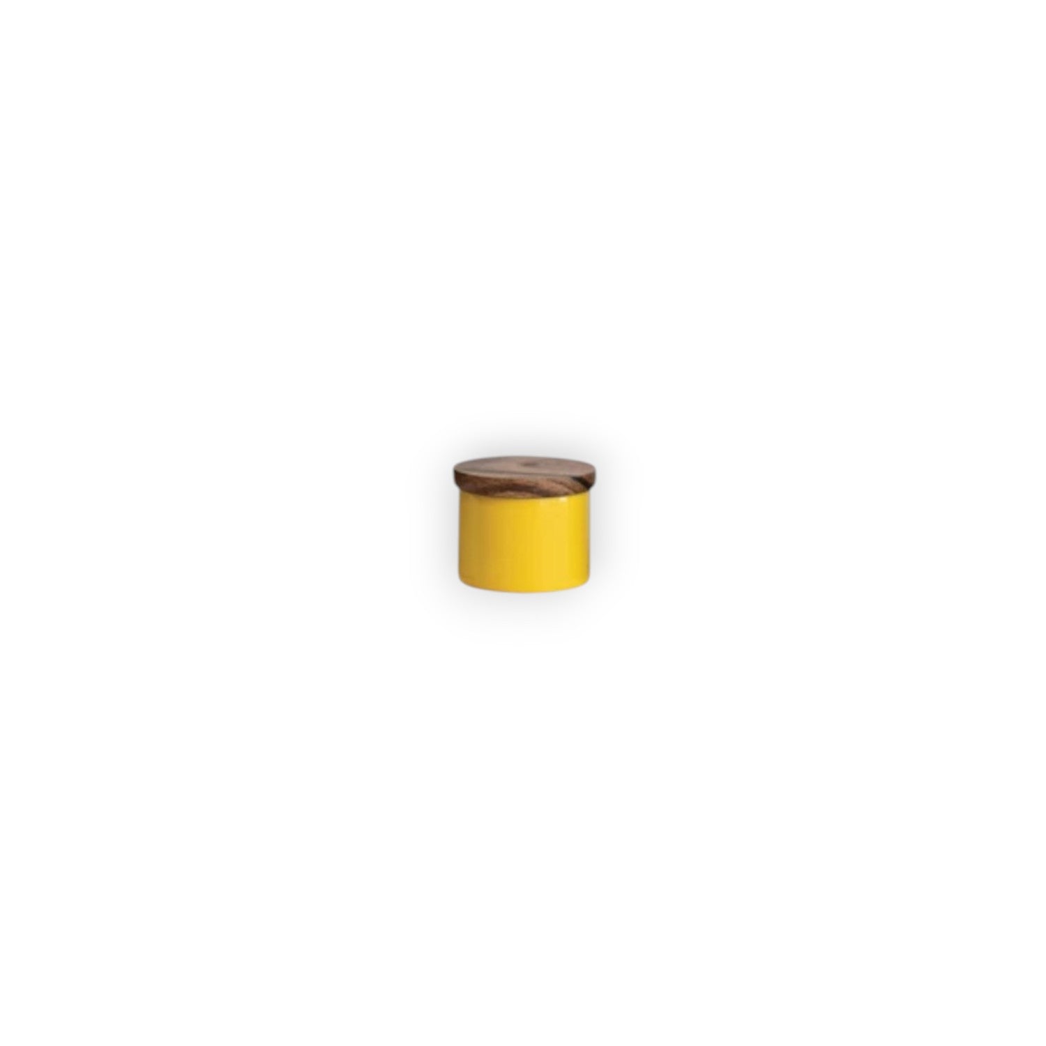 Mini Stainless Steel Pinch Pot with Wood Top - 1-3/4-in - Mellow Monkey