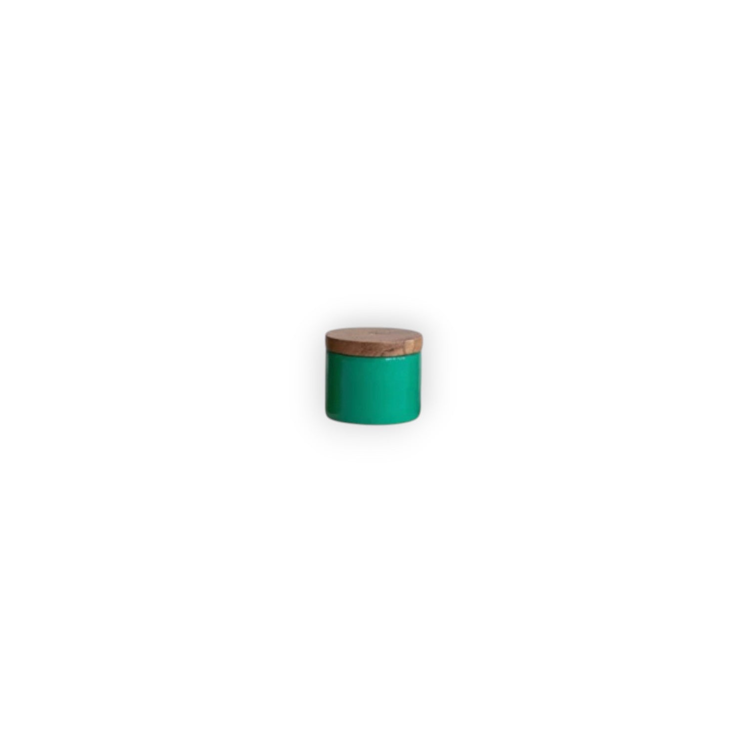 Mini Stainless Steel Pinch Pot with Wood Top - 1-3/4-in - Mellow Monkey