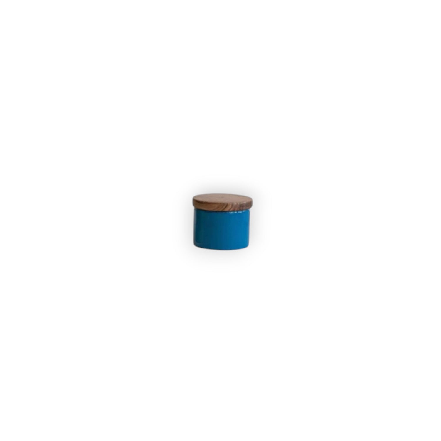 Mini Stainless Steel Pinch Pot with Wood Top - 1-3/4-in - Mellow Monkey