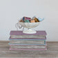 Decorative Scalloped Bowl with Cast Iron Birds - 5-3/4-in - Mellow Monkey