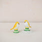 Ceramic Vintage Reproduction Lovebird Shaped Salt & Pepper Shakers - 3-1/4-in - Mellow Monkey
