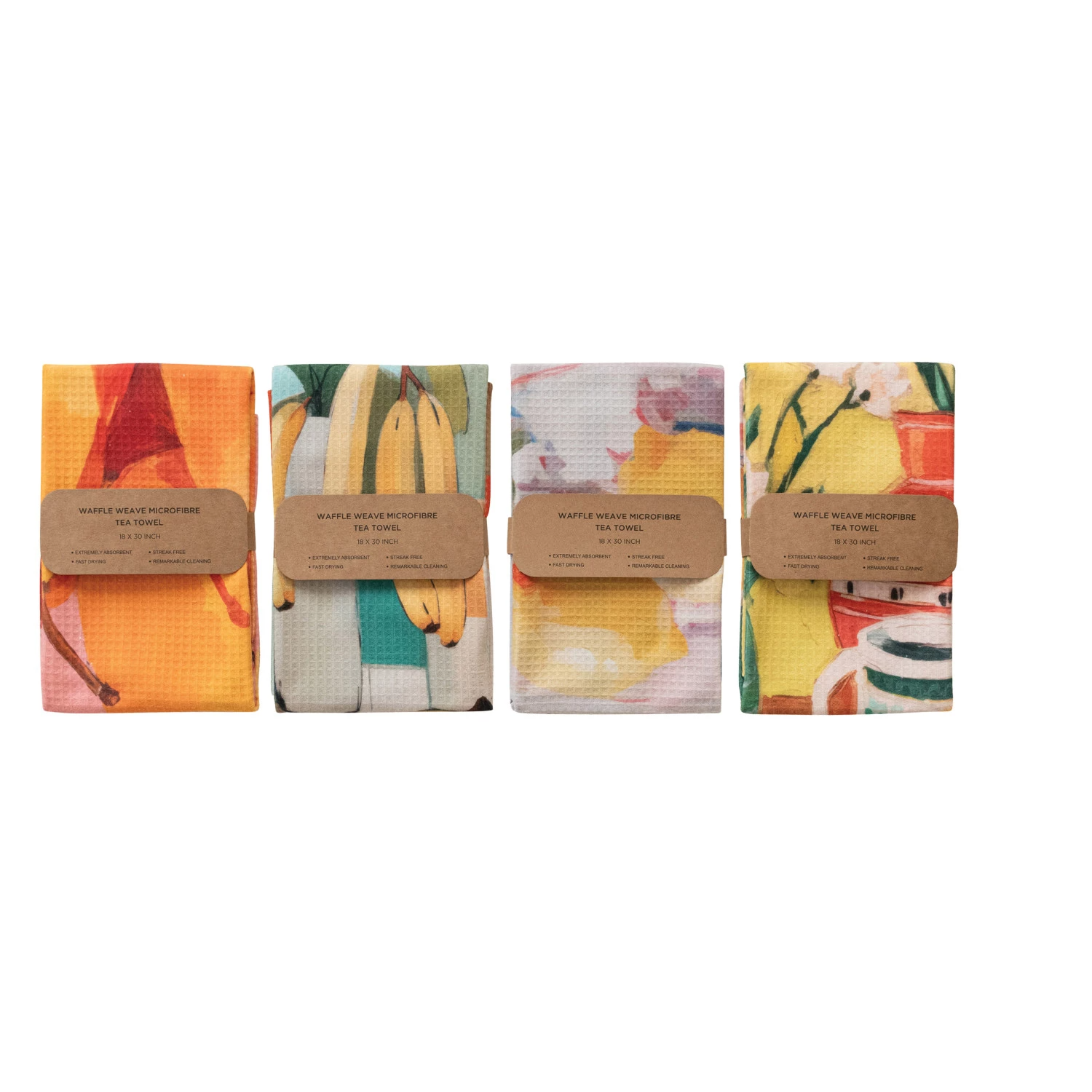 Two Sided Microfiber Tea Towel - 30-in - Mellow Monkey