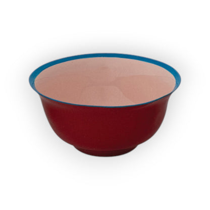Enameled Stainless Steel Pinch Pot with Colored Edge - Mellow Monkey
