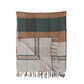Cotton Slub Striped Throw with Fringe - 60-in - Mellow Monkey