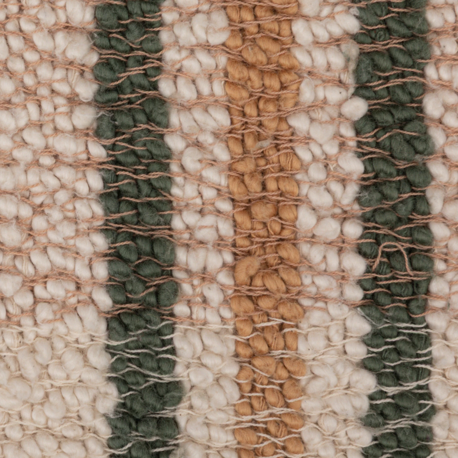 Cotton Slub Striped Throw with Fringe - 60-in - Mellow Monkey