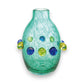 Hand-Blown Glass Vase with 3D Balls - 8-in - Mellow Monkey