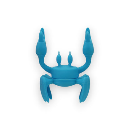 Silicone Crab Shaped Lid-Spoon Holder - 4-in - Mellow Monkey