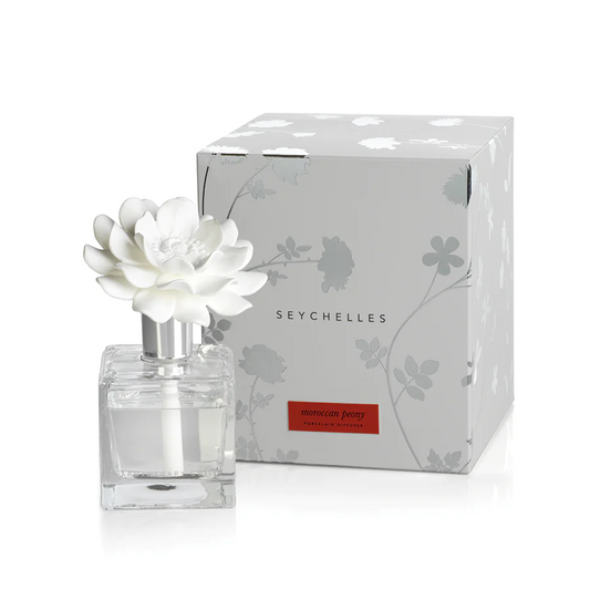 Moroccan Peony - Apothecary Guild Seychelles Porcelain Diffuser - Mellow Monkey