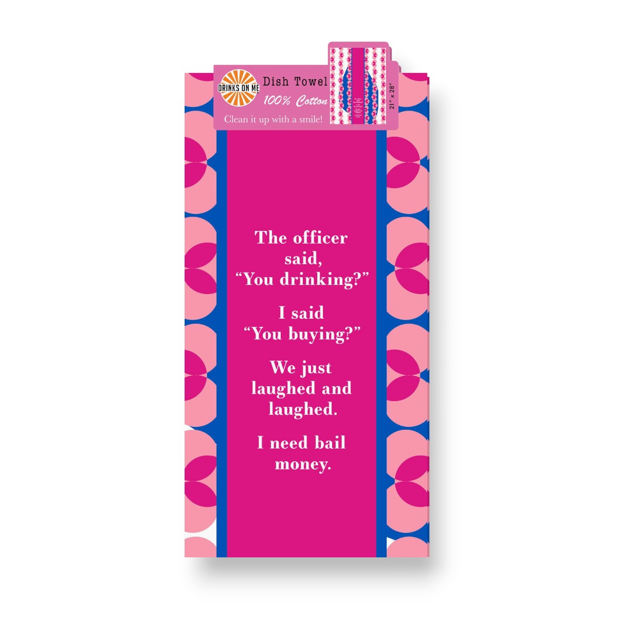 You Drinking? - Funny Cotton Dish Towel - Mellow Monkey