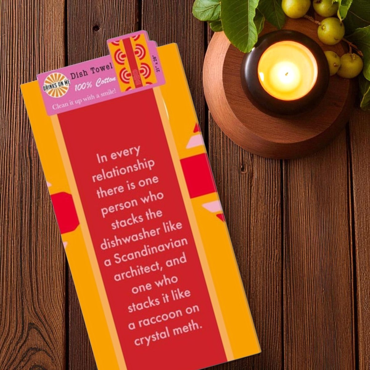 Dishwasher - Funny Cotton Dish Towel - Mellow Monkey