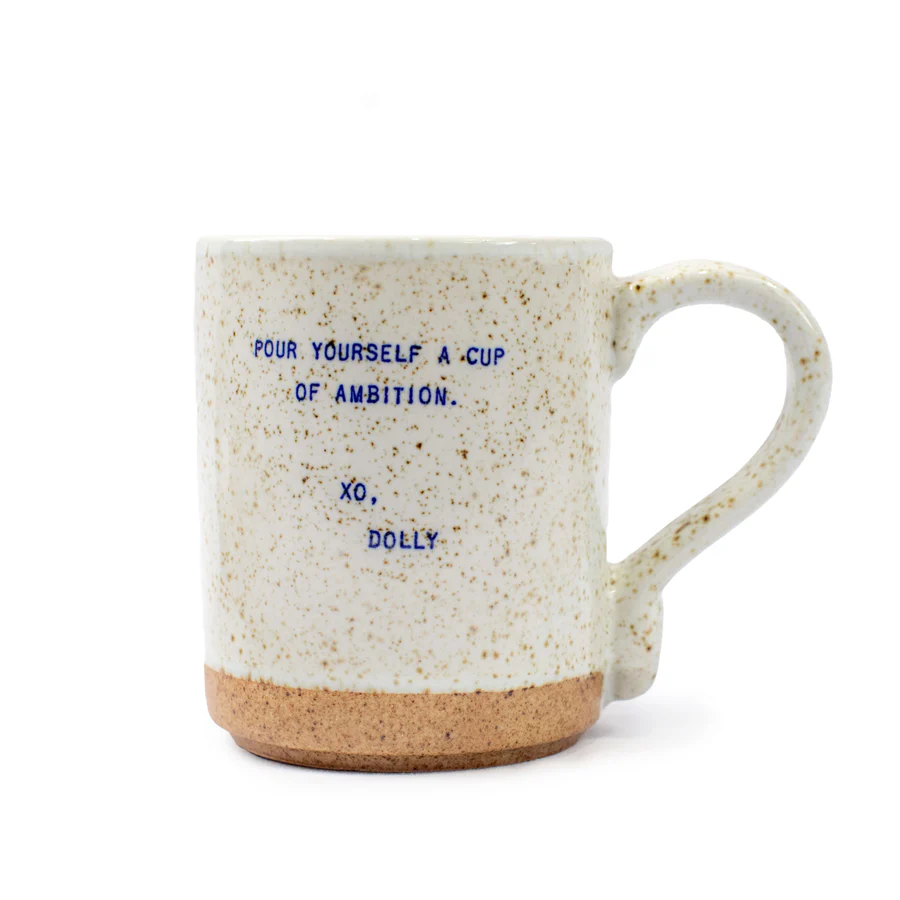 XO Dolly Mug - Pour Yourself A Cup Of Ambition - Mellow Monkey