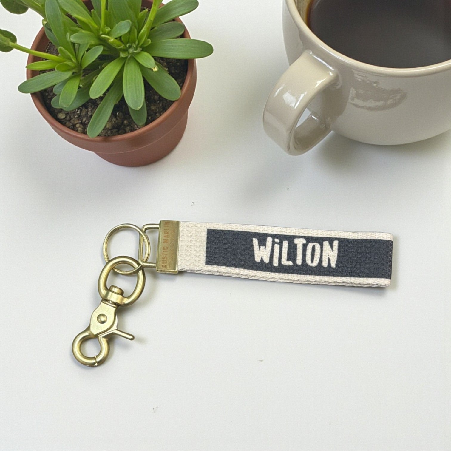 Cotton Woven Loop Keychain - Mellow Monkey