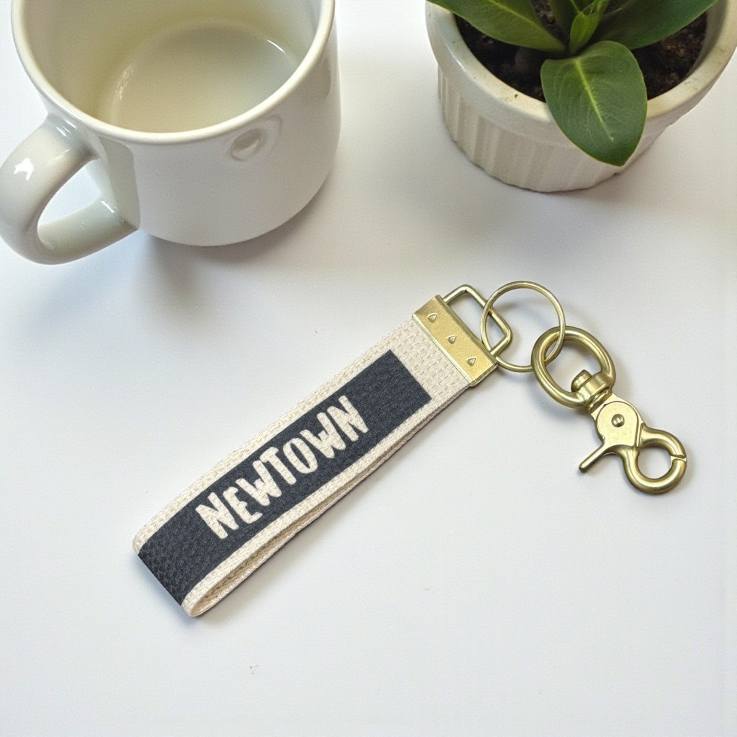 Cotton Woven Loop Keychain - Mellow Monkey