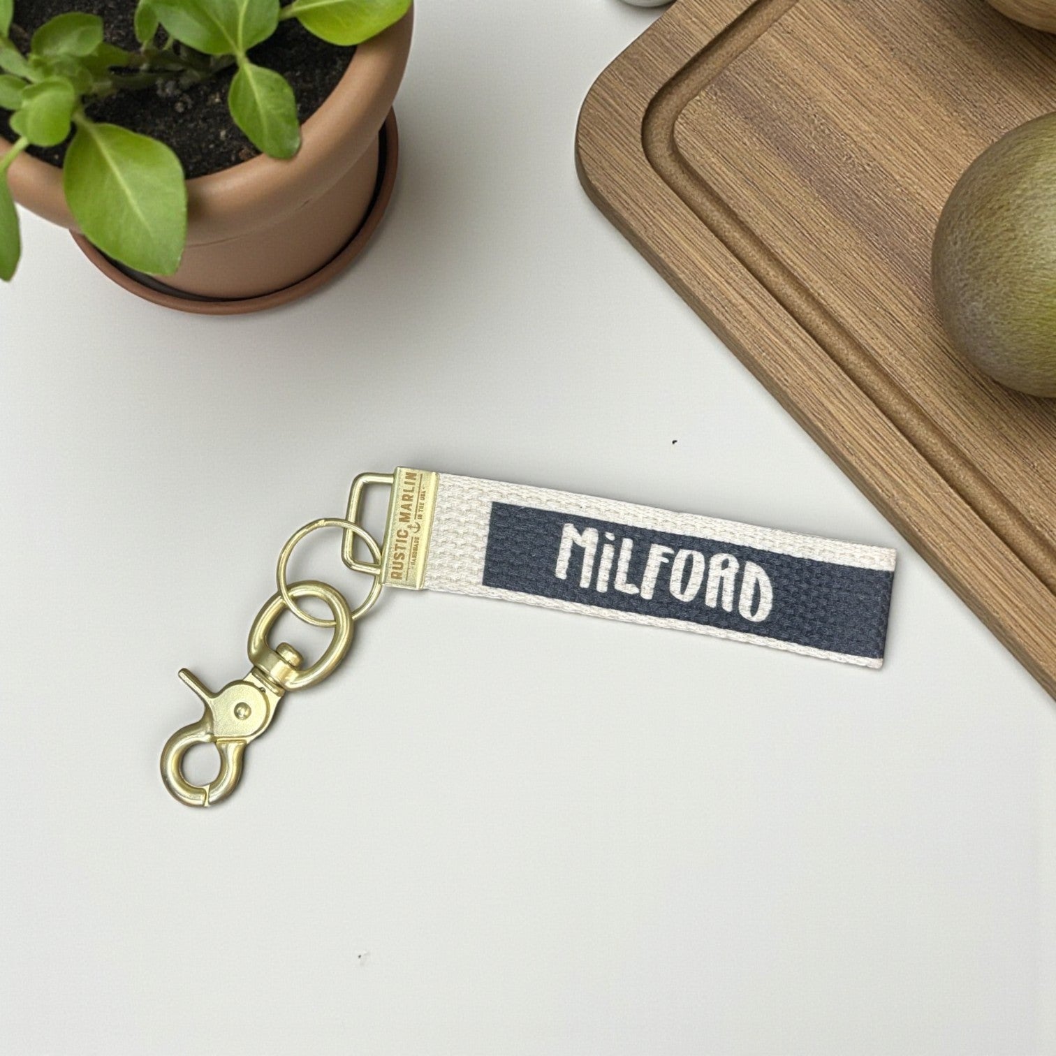 Cotton Woven Loop Keychain - Mellow Monkey