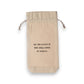 Canvas Wine Bag - Age and Glasses of Wine - Mellow Monkey