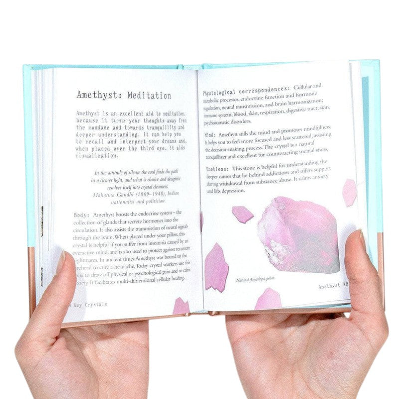 The Little Book of Crystals - Hardcover Book - Mellow Monkey