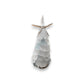 Sea Glass Christmas Tree With Starfish - 6 In. - Hint of Powder Blue - Mellow Monkey