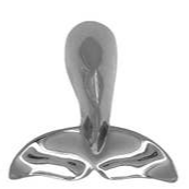 Whale Tail Door Knocker - Nickel Silver - Mellow Monkey