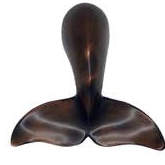 Whale Tail Door Knocker - Oiled Bronze - Mellow Monkey