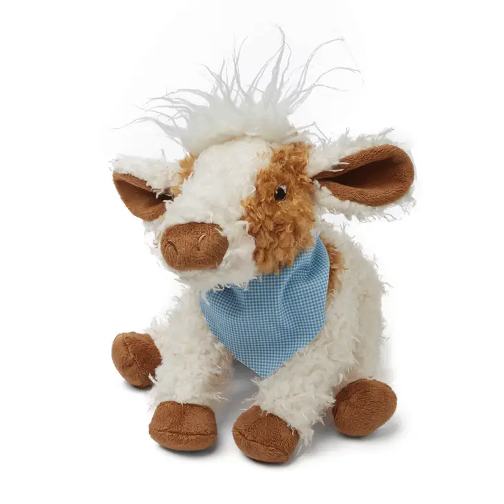 Moo Moo the Cow Cuddly Plush - 14-in - Mellow Monkey