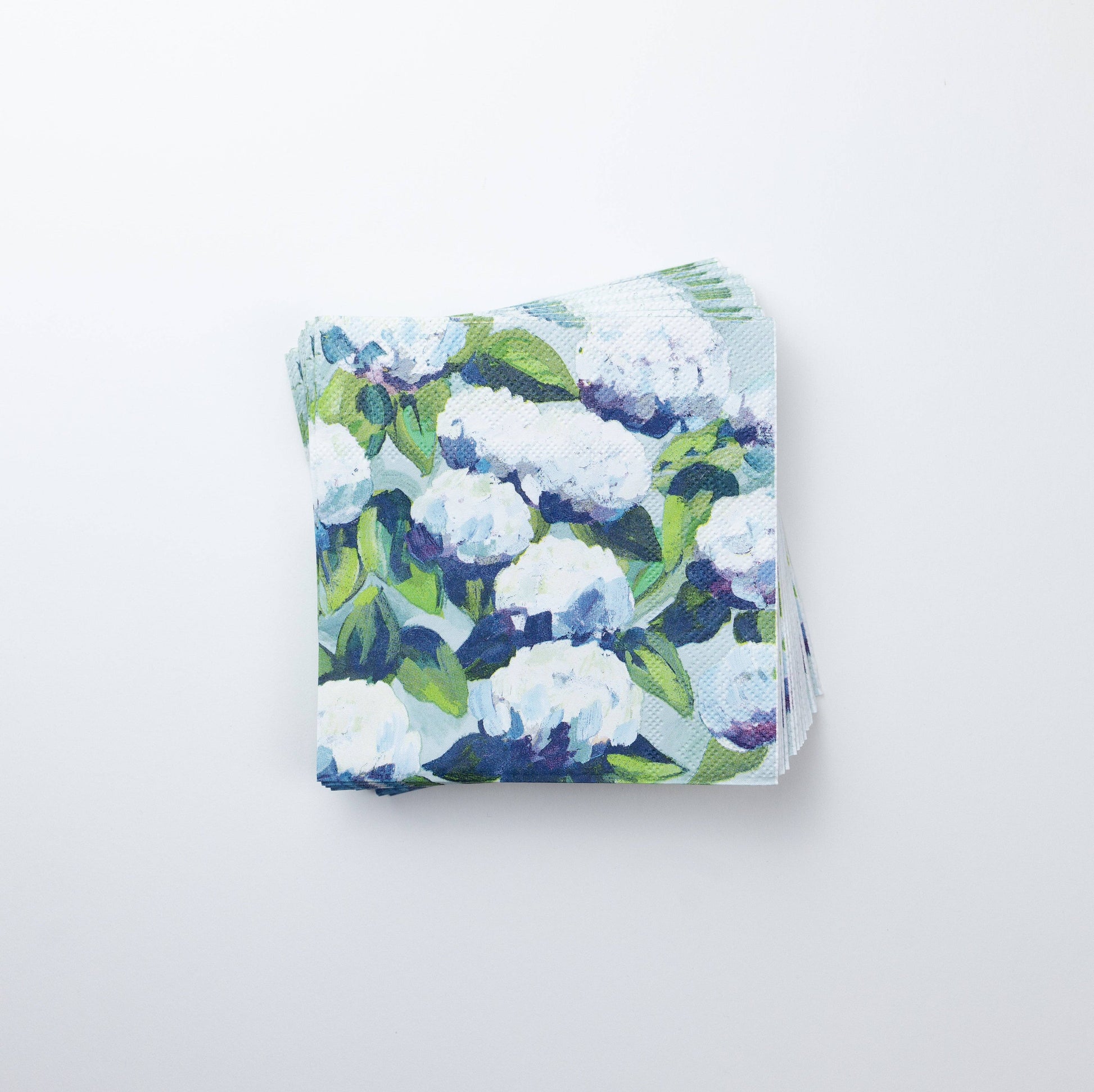 Hydrangea Cocktail Napkins (Set of 20) - Kim Hovell Art - Mellow Monkey