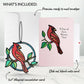 Sign of Love Cardinal Suncatcher Card - Mellow Monkey