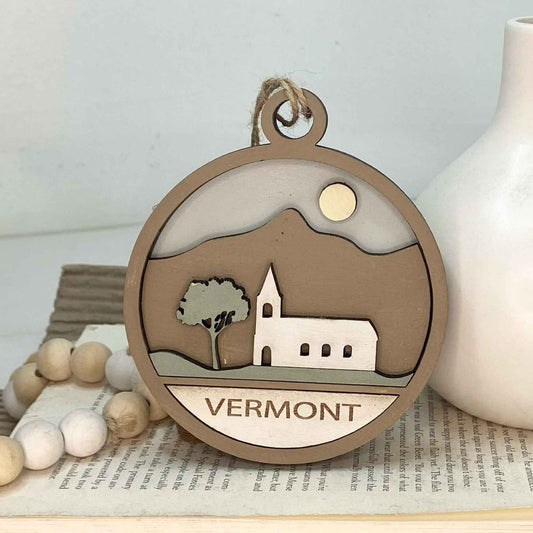 Vermont State Ornament - 4-5/8-in