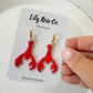 Lobster Dangle Earrings - Mellow Monkey