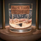 Shark Tooth Fossil Treasure - Double Wick Gel Candle - 8-oz - Mellow Monkey