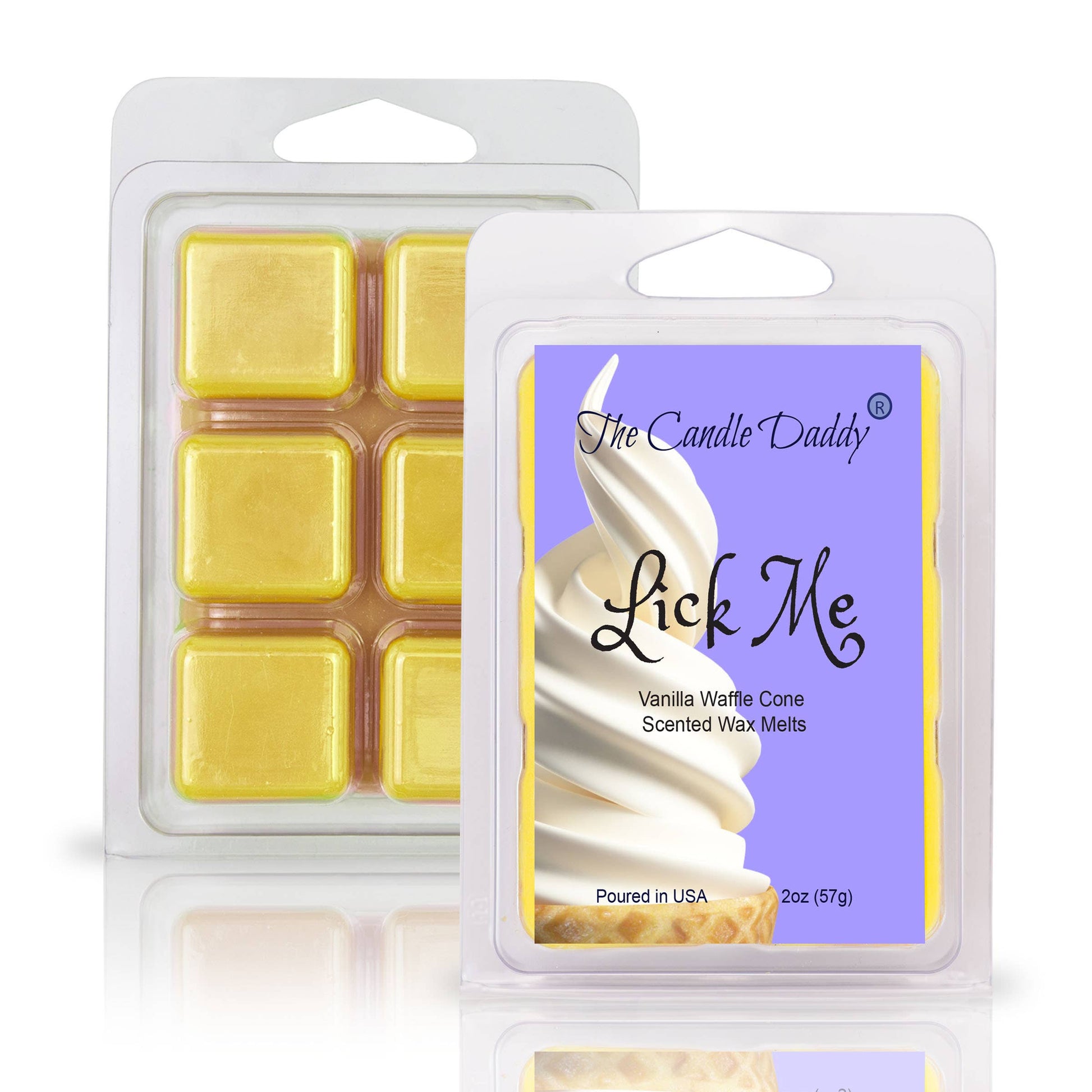 Lick Me - Vanilla Waffle Cone Ice Cream Scented Wax Melt - Mellow Monkey