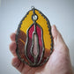 Stained Glass Suncatcher - Vagina - Kissed Cocoa - Mellow Monkey