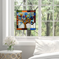 Marely Multicolor Mystical Tree Window Panel - 18-in - Mellow Monkey