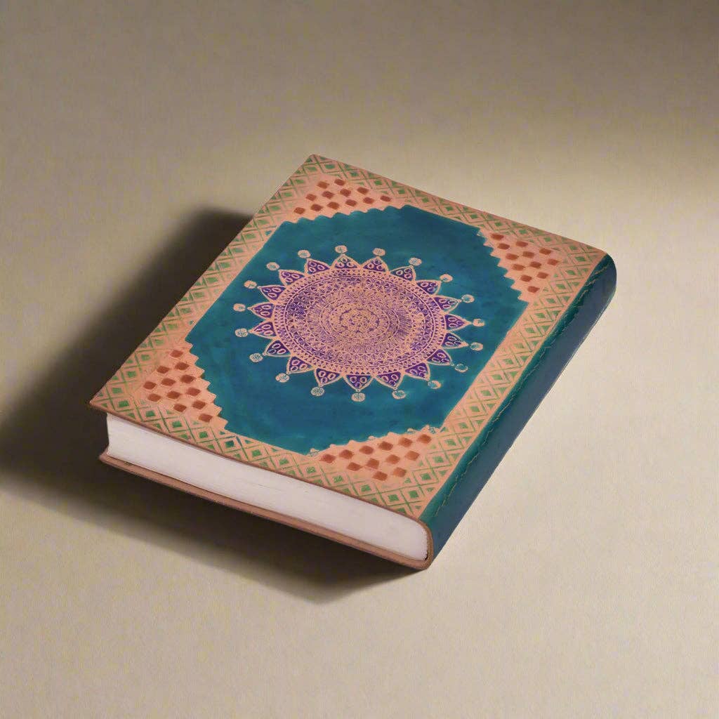 Mandala Leather Journal - Mellow Monkey